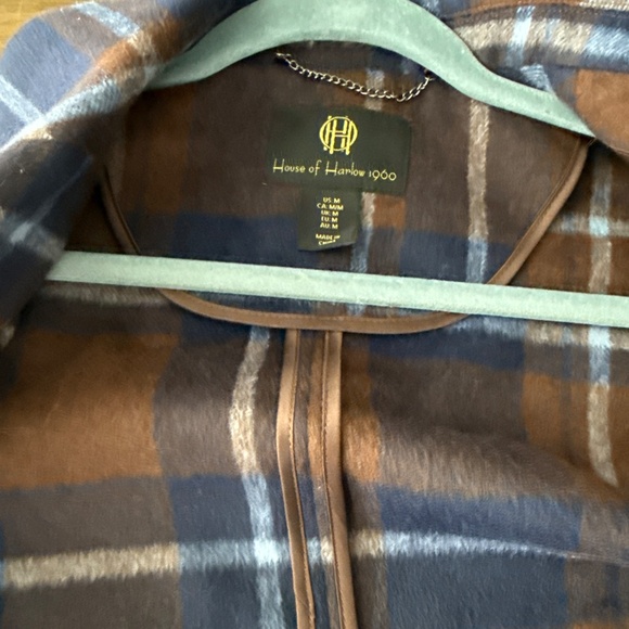 House of Harlow 1960 Wool Blend Coat - Picture 2 of 4